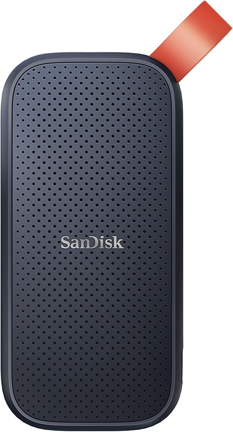 SanDisk SSD portátil de 1 TB - hasta 800 MB/s, USB-C, USB 3.2 Gen 2 - SDSSDE30-1T00-G26