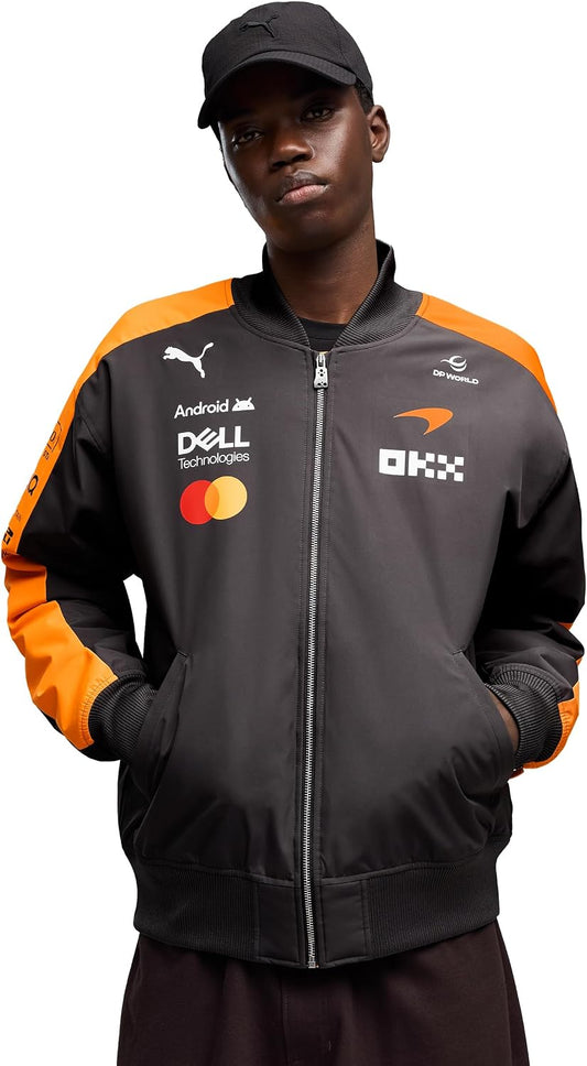 PUMA McLaren F1 2026 Team Bomber - chamarra para hombre, color naranja