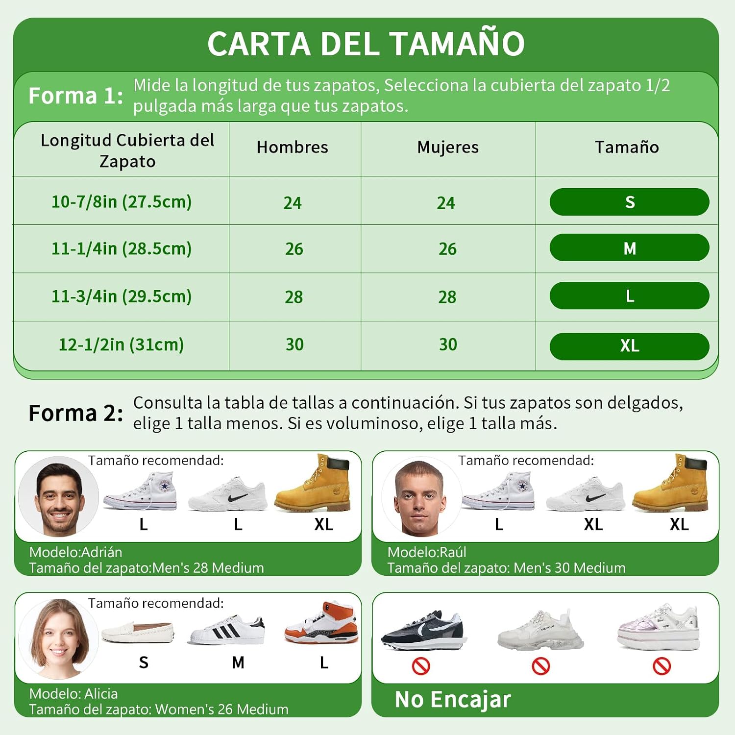 Cubrezapatos Impermeable, Viaje Antideslizante Plegabl de Reutilizable, Barro Ducha de Lluvia Contramedida de Lluvia Apl