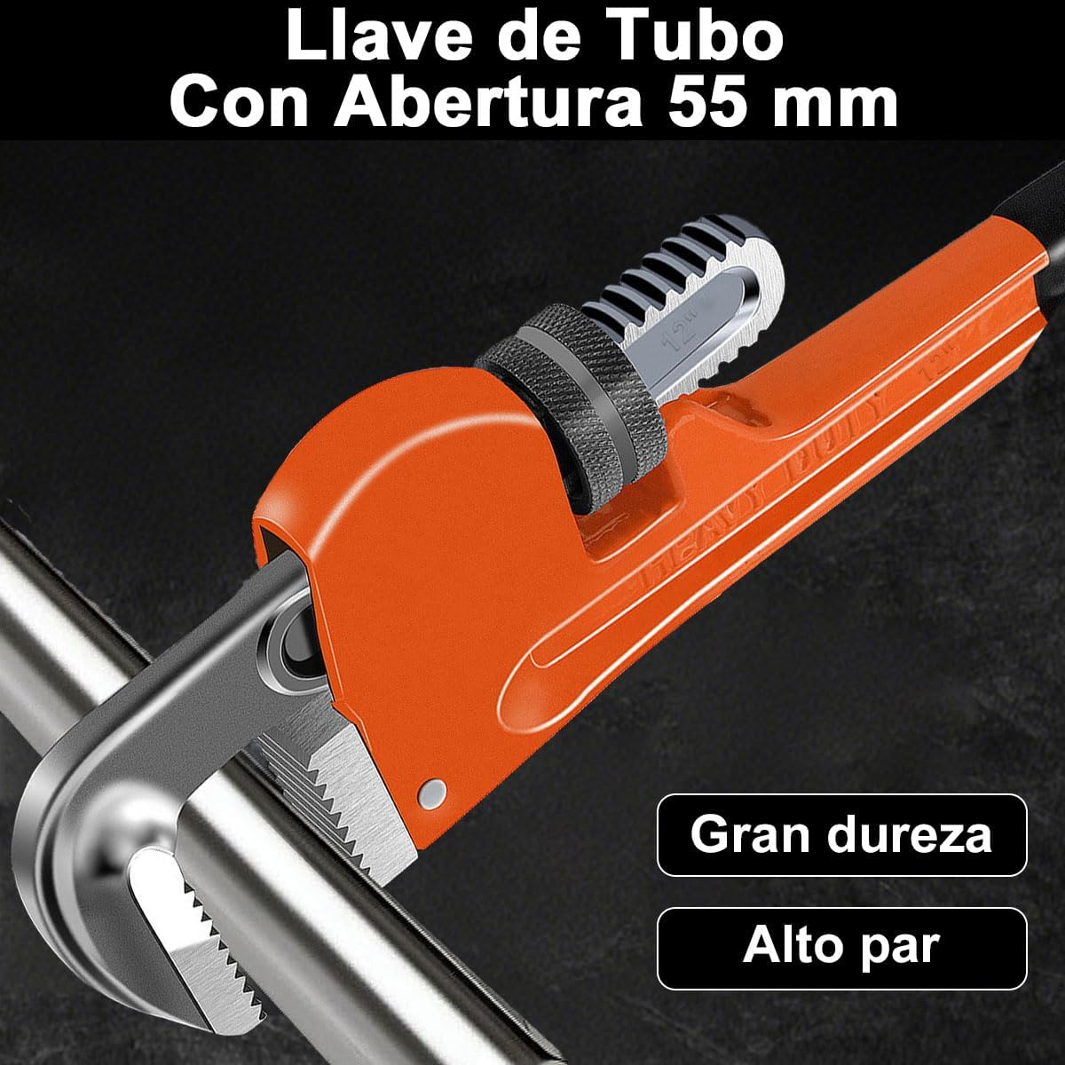 Llave de Tubo Stillson 12" Servicio Pesado para Tuber?as