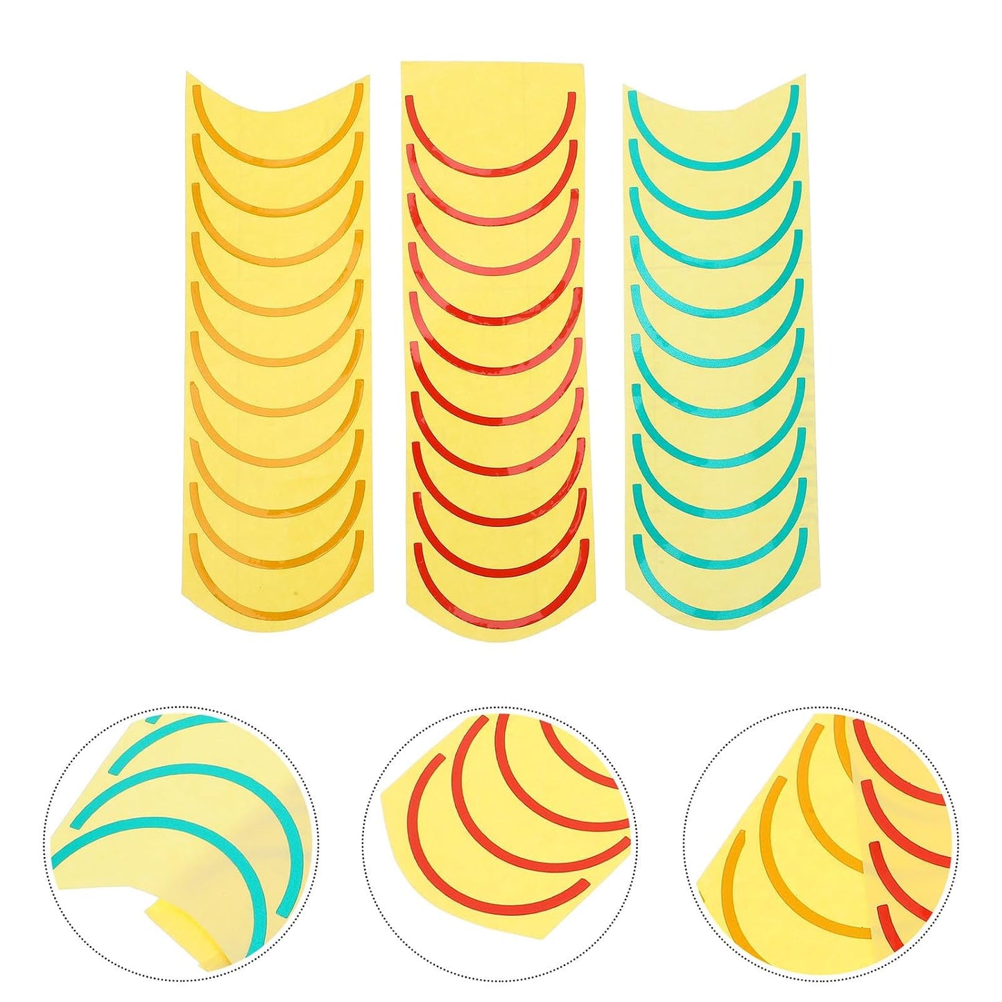 LIOOBO Etiquetas Adhesivas Para Manómetro 5 Cm Pack 30 Piezas Impermeables Con Adhesivo PVC Para Uso En Instrumentos Mec