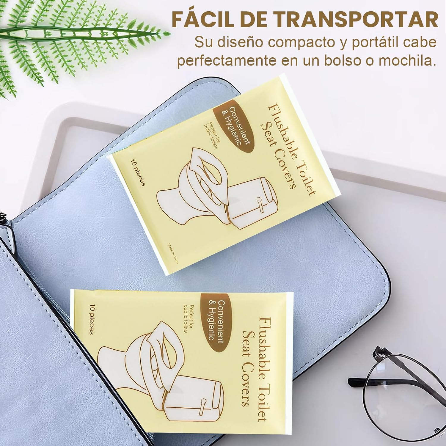 Fundas Desechables para Asiento de Inodoro 150 Pcs, Cubre Asiento Inodoro Desechable de Papel Espeso, Cubre Asiento Inod