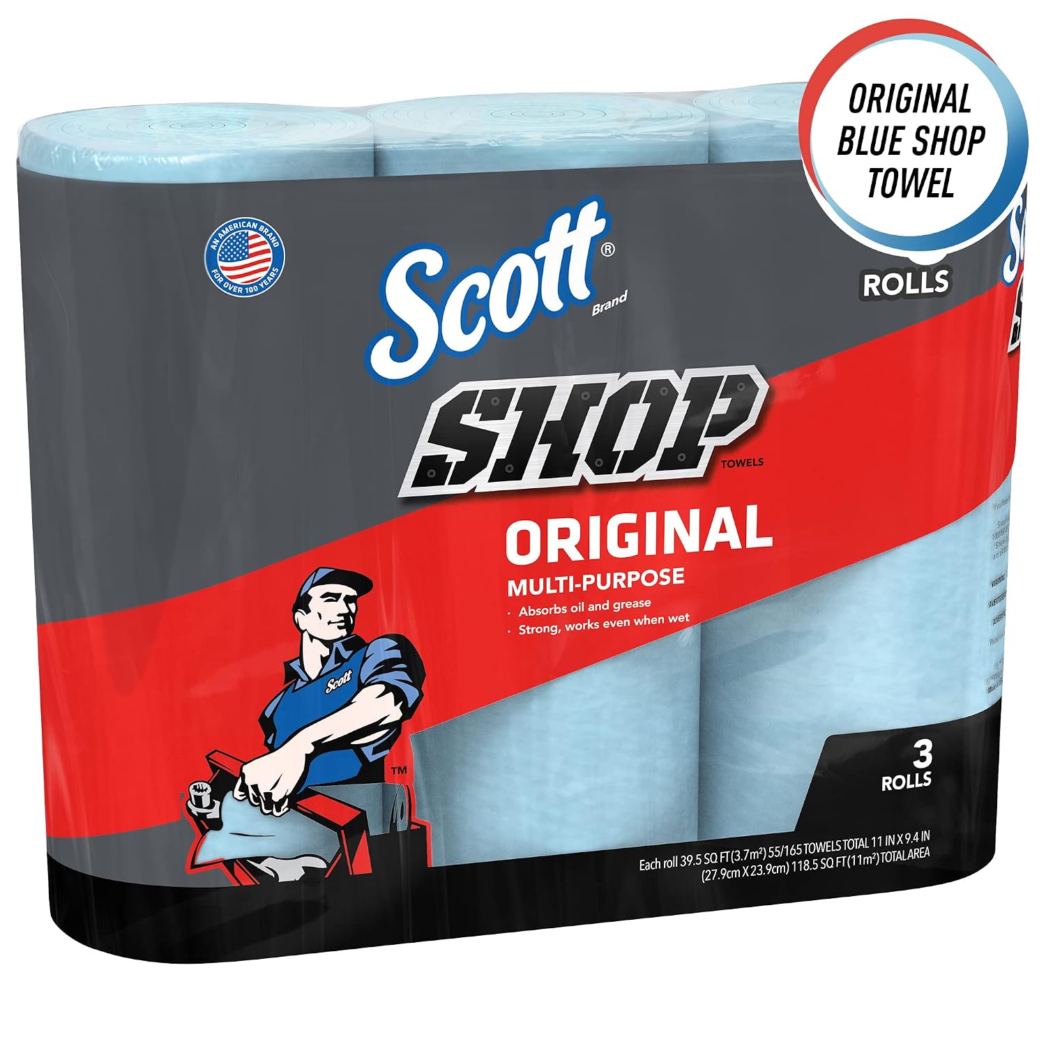 Scott Shop – 75143 Toallas, color azul, Azul
