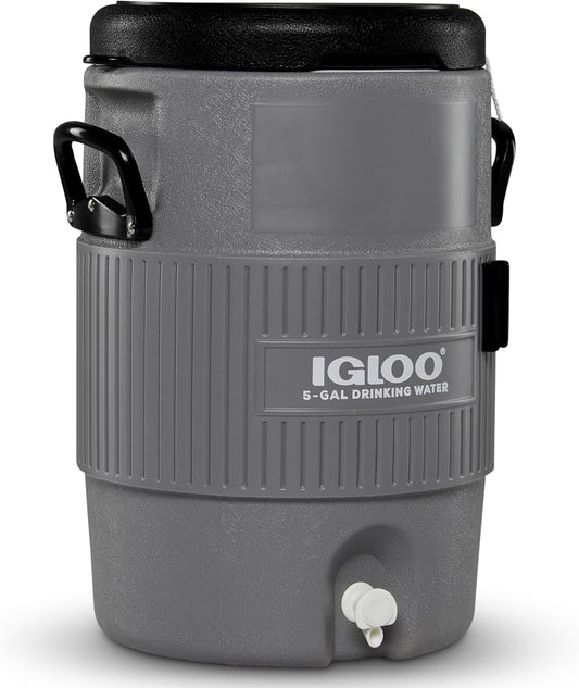 Igloo Enfriador de Agua portátil con Tapa de Asiento Comercial, de 5 a 10 Cuartos