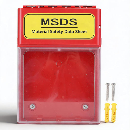 Dpofirs MSDS Visual Box, Gabinete de Protección a Prueba de Polvo a Prueba de Agua Gabinete de Almacenamiento MSDS para 