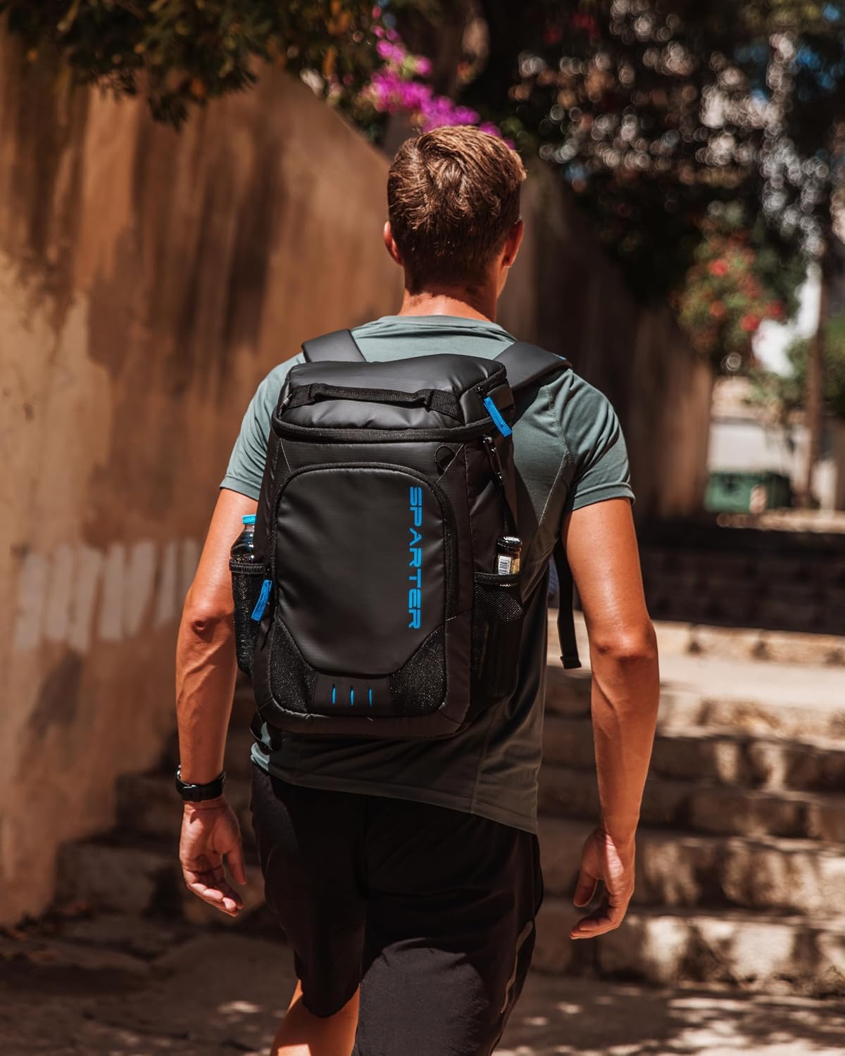 SPARTER - Mochila enfriadora aislada a prueba de fugas para 33/49 latas, bolsa térmica con 2 compartimentos aislados, mo