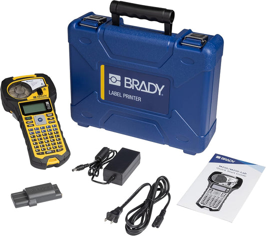 Brady M210 Kit de Impresora de Etiquetas portátil (M210-KIT), Amarillo/Negro