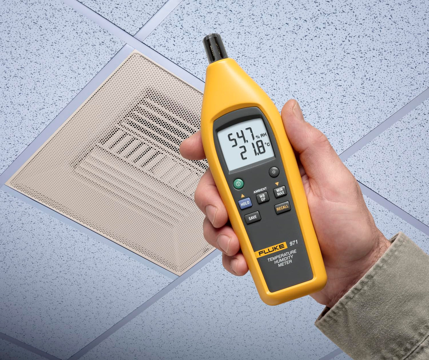 Fluke 971 Temperature Humidity Meter by Fluke