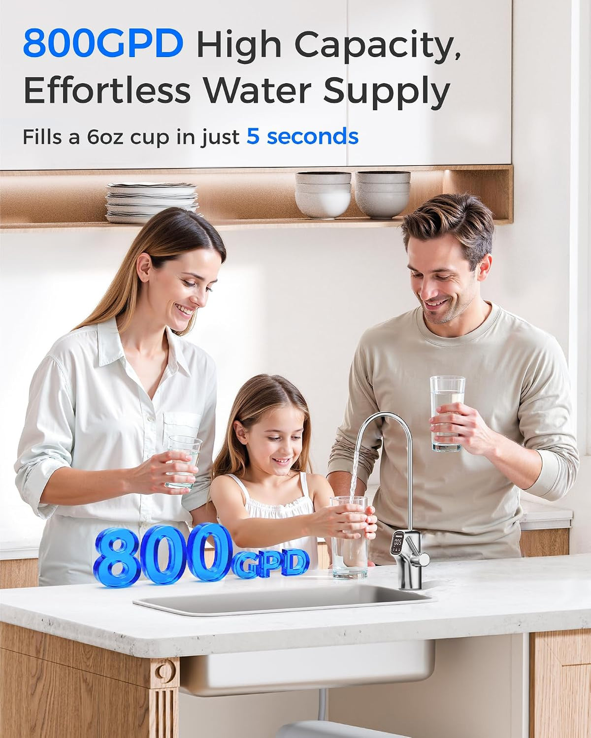 Filtro Waterdrop G3P800-RO, repuesto para sistema Waterdrop G3P800 RO