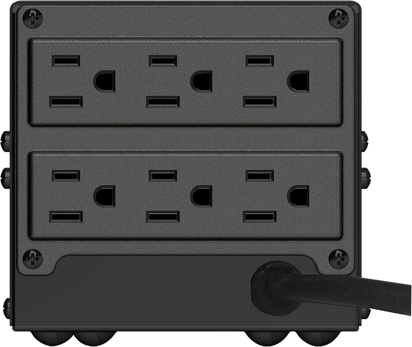 Koblenz ER-2550 Regulador de Voltaje Automático, 2500 VA, 6 contactos, Color Negro