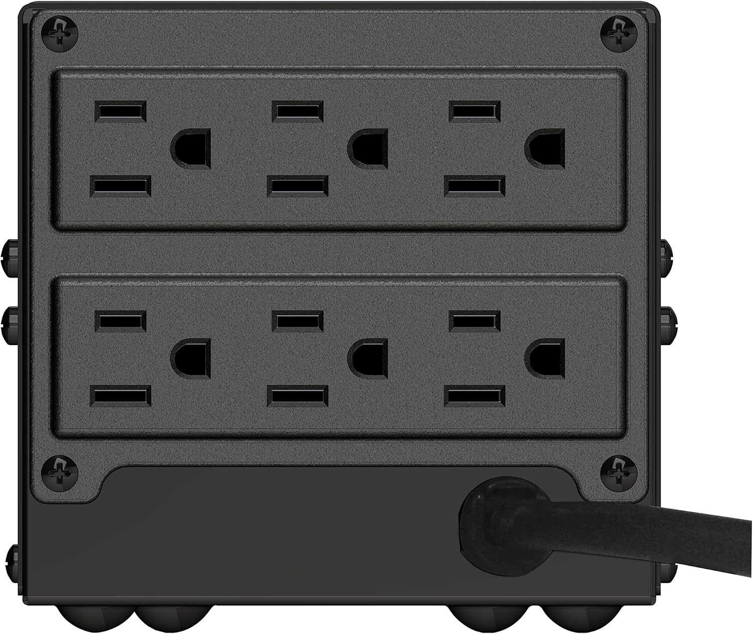 Koblenz ER-2550 Regulador de Voltaje Automático, 2500 VA, 6 contactos, Color Negro