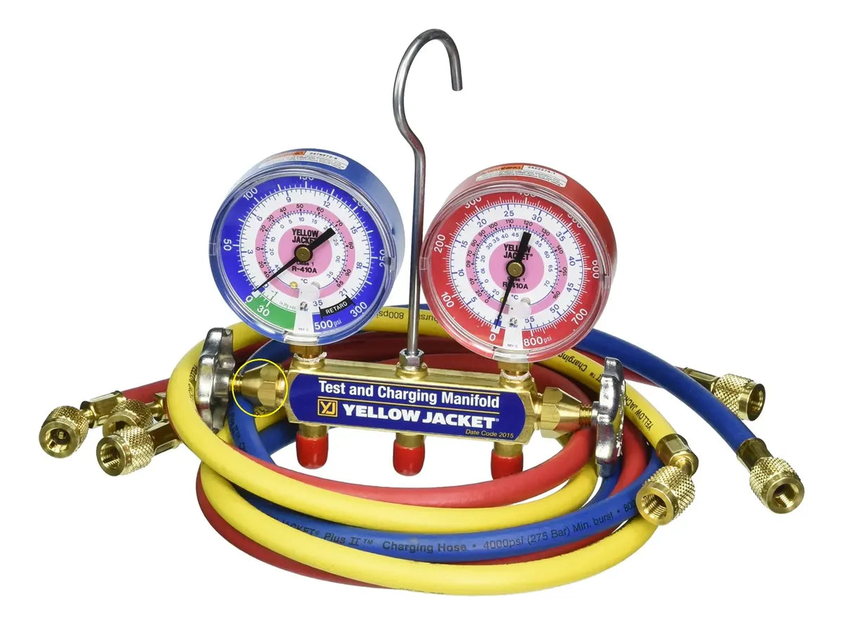 Juego Manometros Refrigeracion Manifold R410 R22 R404 42004