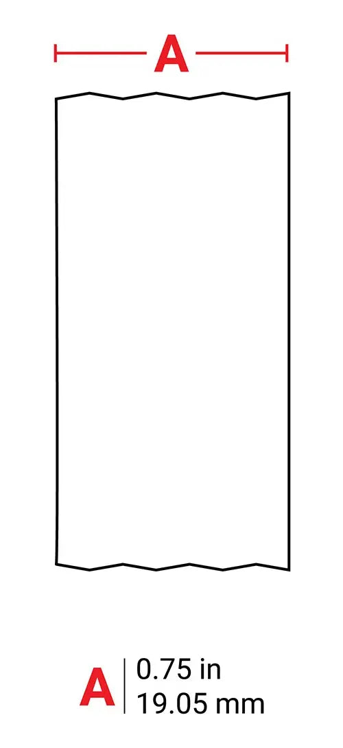 Etiquetas Brady M21-750-499 Blanco Con Tinta Negra .75x16ft