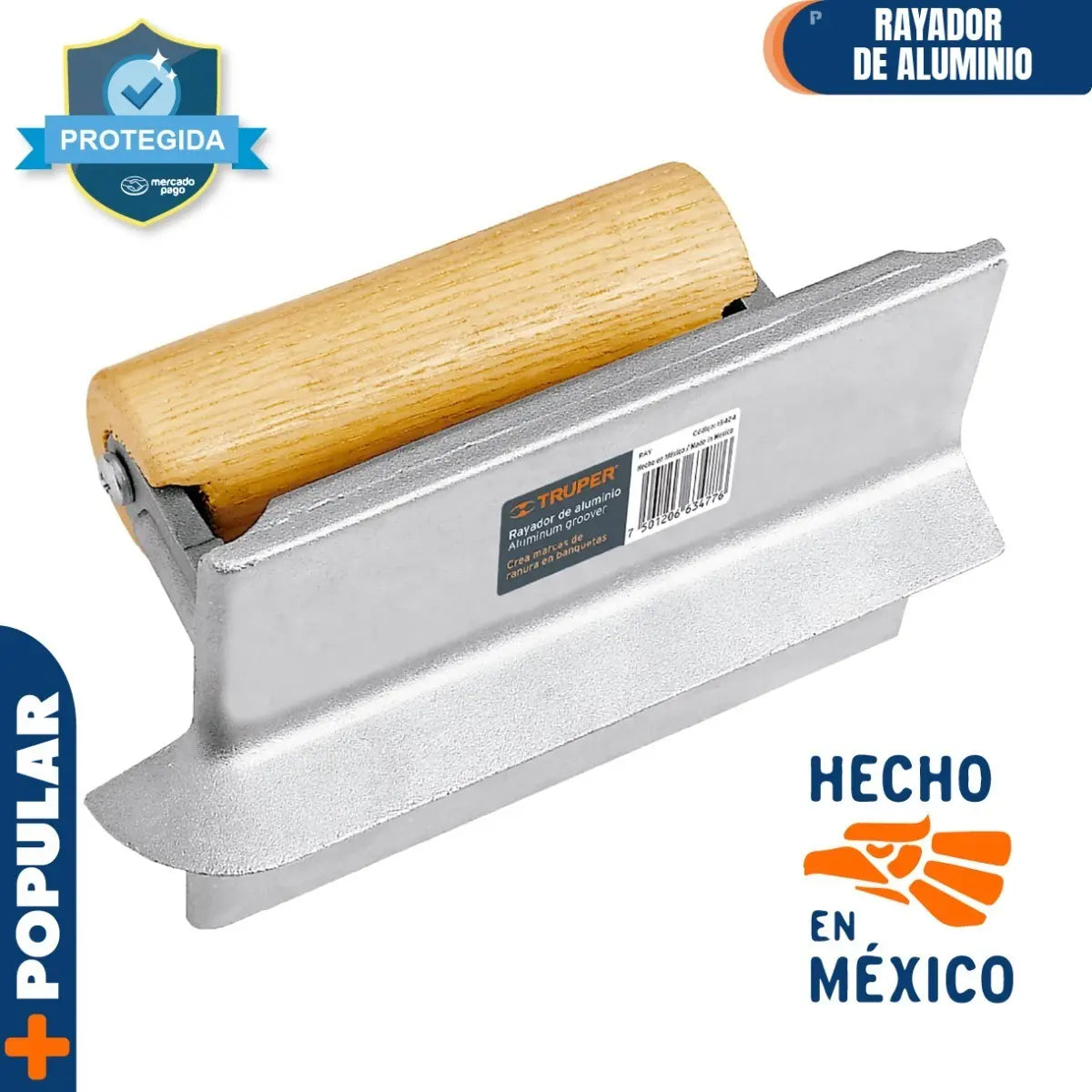 Rayador Banqueta 11 X 5'', Aluminio 15424