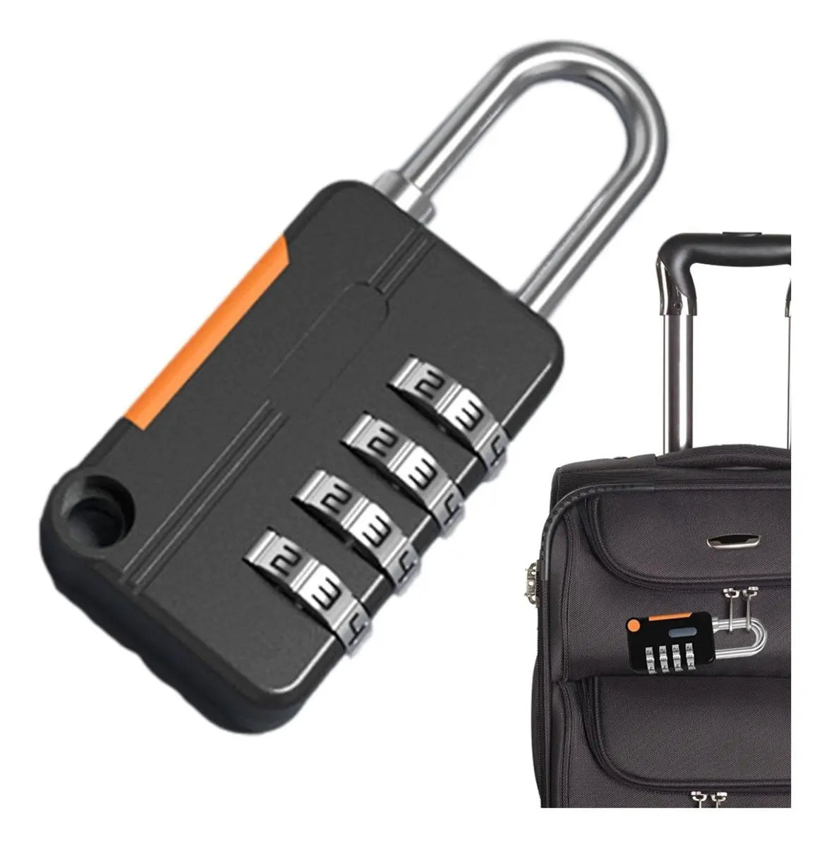 Candado De Combinación 4 Dígitos Mini Locker Seguridad