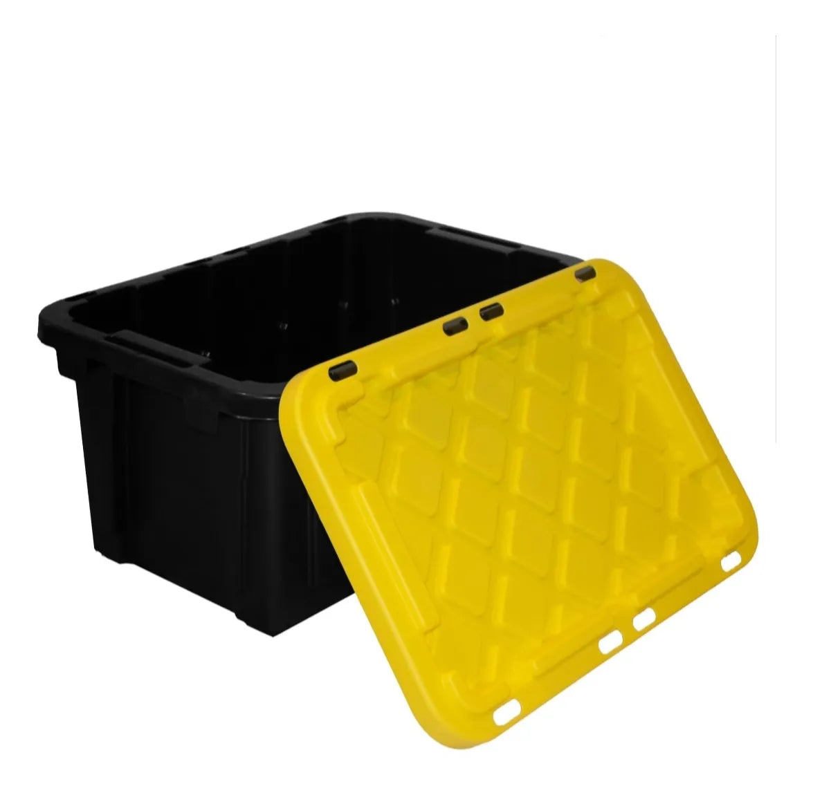 Caja De Plástico De Uso Rudo Negra Hdx 102l