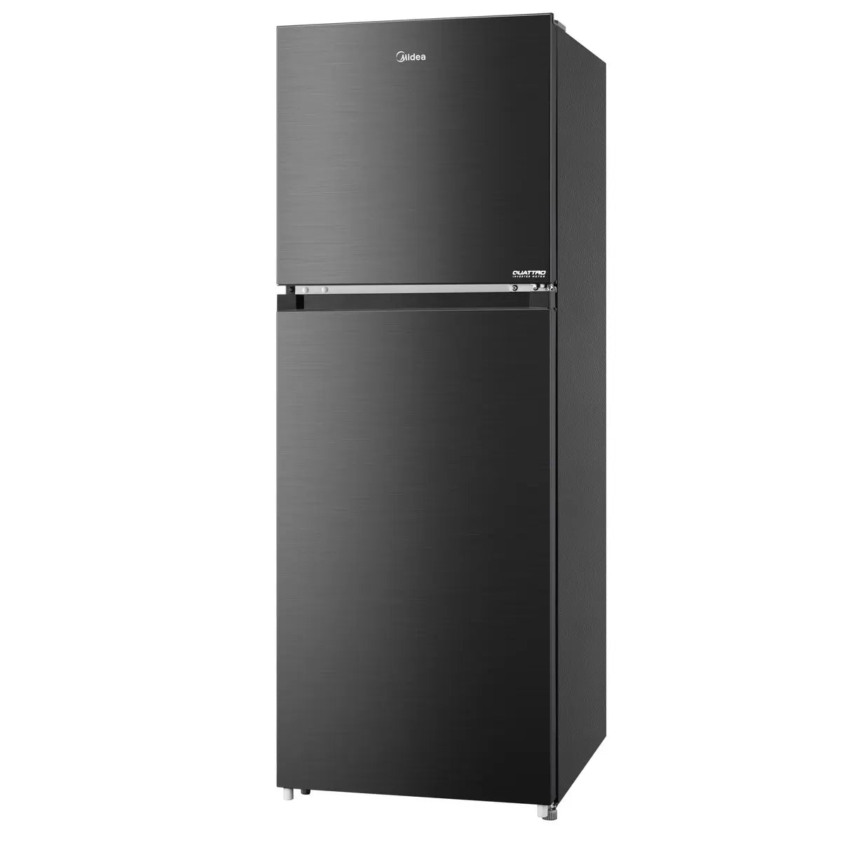 Refrigerador Top Mount Midea Inverter Quattro Jazz Black 9 Pies Cúbicos