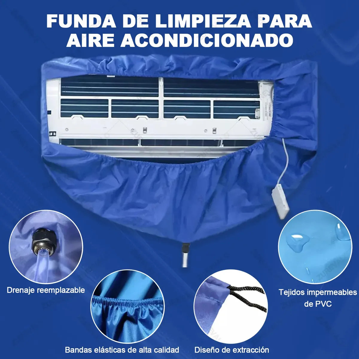 Bolsa Mantenimiento Lavar Mini Split De 1.5 A 3 Toneladas