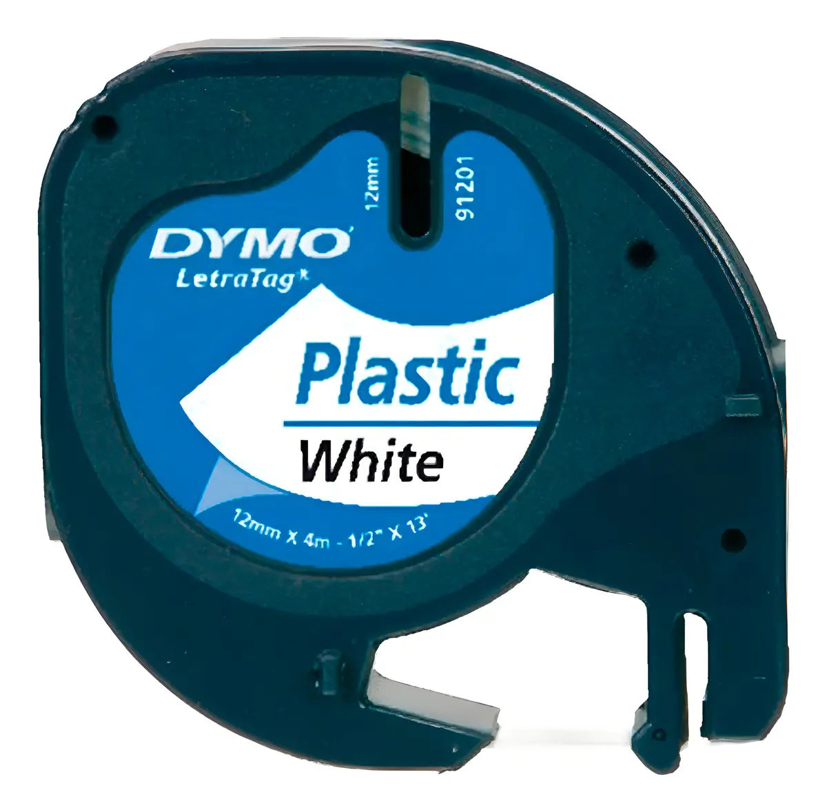 Etiquetas Dymo 91331 Plástico Blanco 12mm X 4m