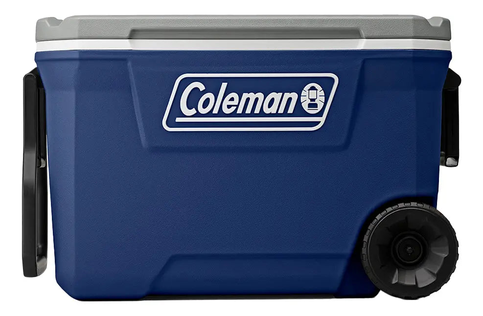 Hielera 62 Qt/58 Lts Con Ruedas Azul Gris Coleman 2179153