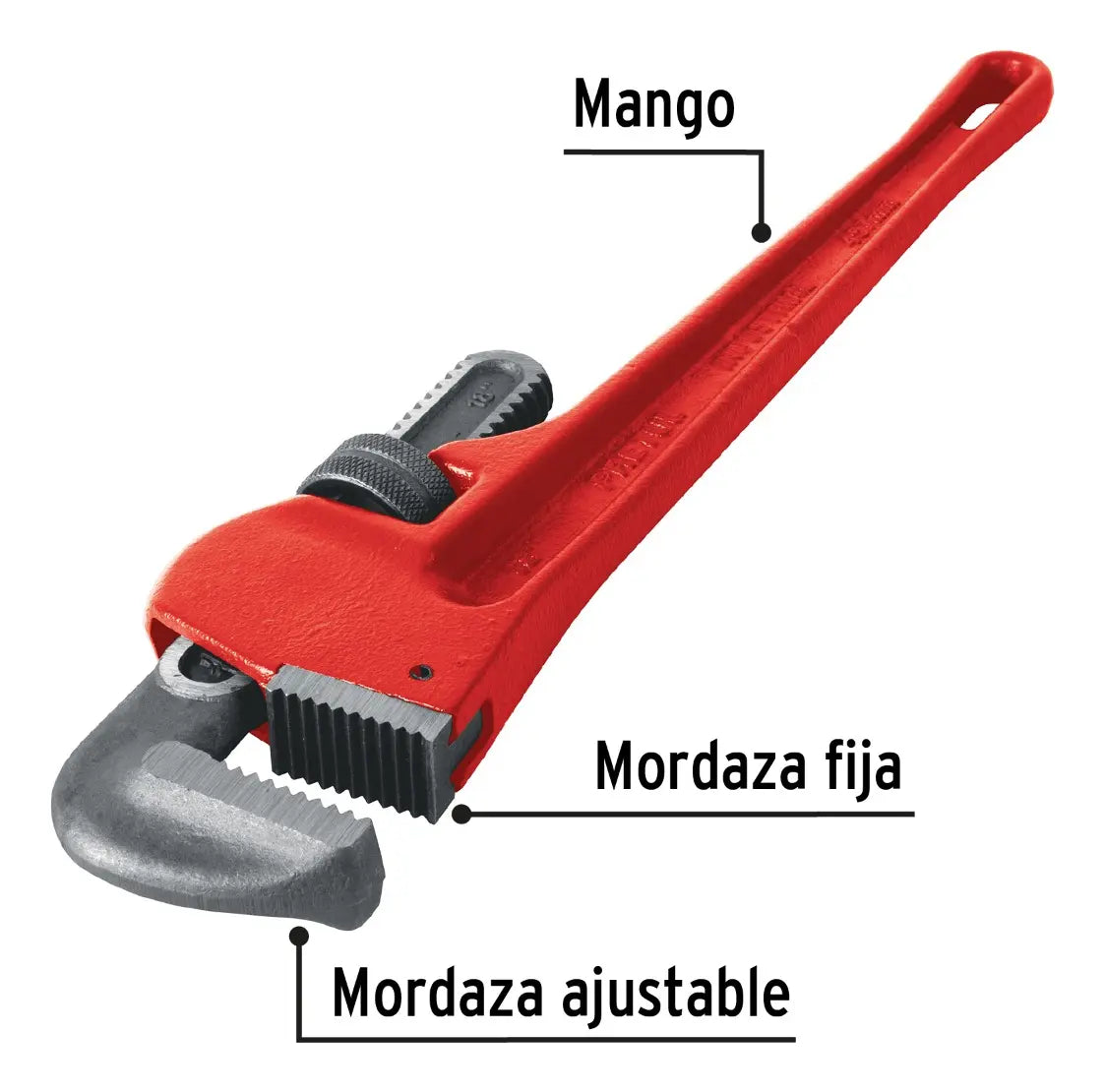 Llave Stilson 18 Cuerpo De Hierro Maleable, Pretul