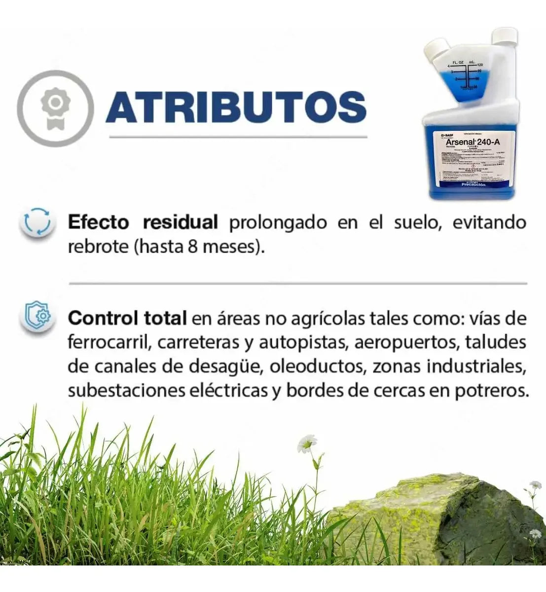 Arsenal Herbicida Pasto Zacate Hierba Dificil 3000 M2 Basf