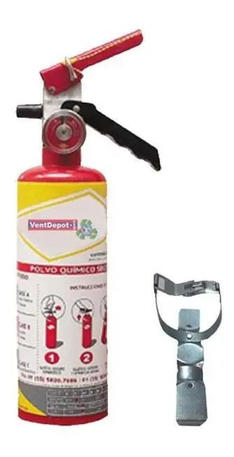 Extintor Tipo Pqs Para Carros, Mxfcr-002, 1kg, Clase A,b,c