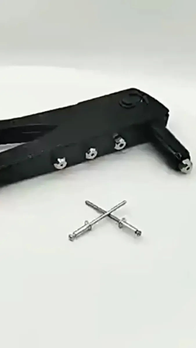 Pistola De Clavos Palet Tuerca Remache Remachadora Manual 201pzs, Portátil Profesional Pistola De Fijación De Pared De C