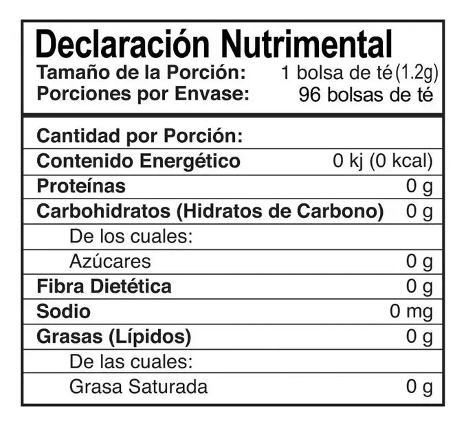 Té Surtido Doblett 96 unidades de 6 sabores Sin Cafeina