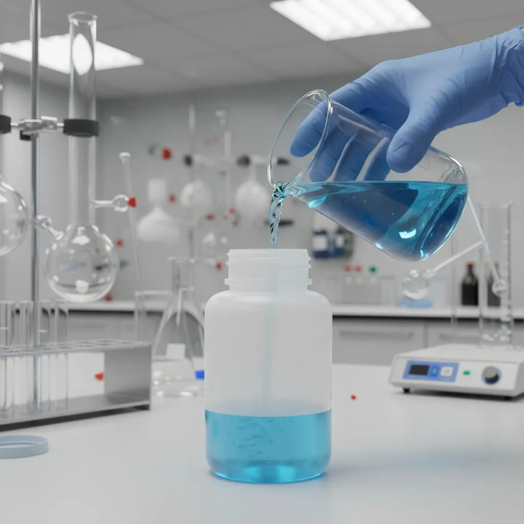 Botella De Plastico Polietileno Boca Ancha 1 Litro C/10pzs