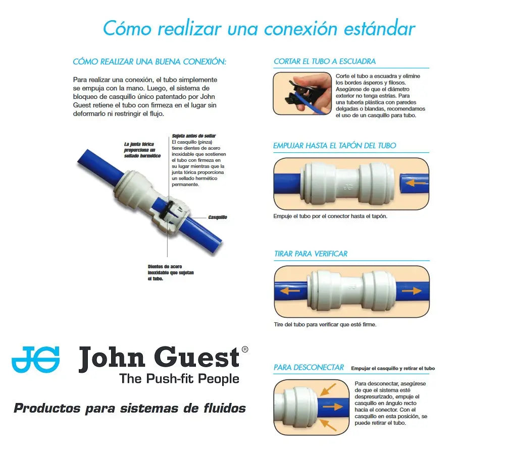 CONEXION RAPIDA 3/4" NPT X 3/8" OD TEFLON