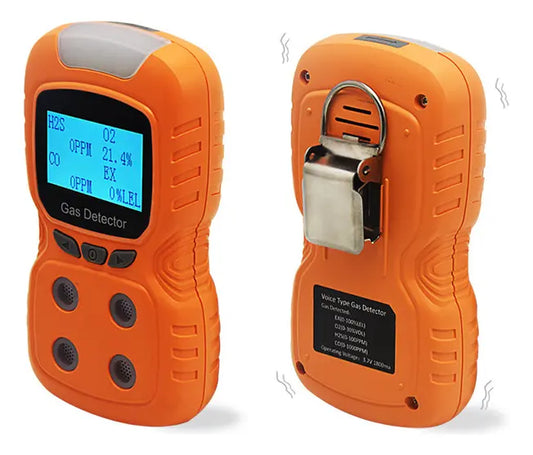 Detector Monitor Medidor Probador Analizador Portátil Gas 4 in 1 Detector de Gas Co H2s O2 Ex Analizador de Probador Yos