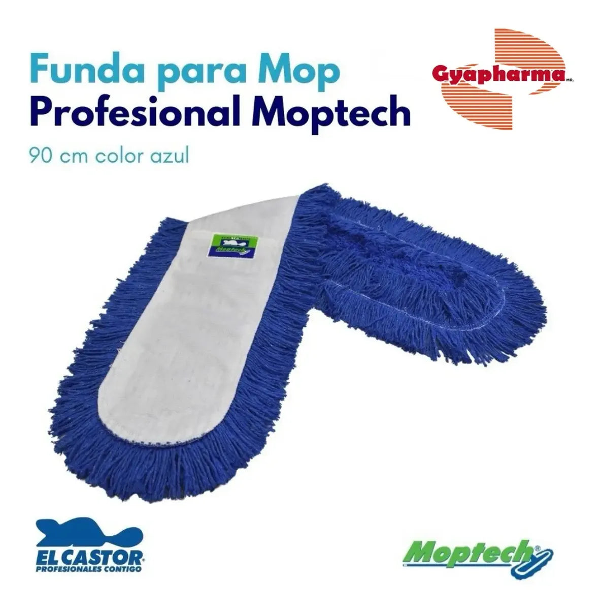 Funda Repuesto Para Mop De 90 Cms. Pabilo Industrial Azul