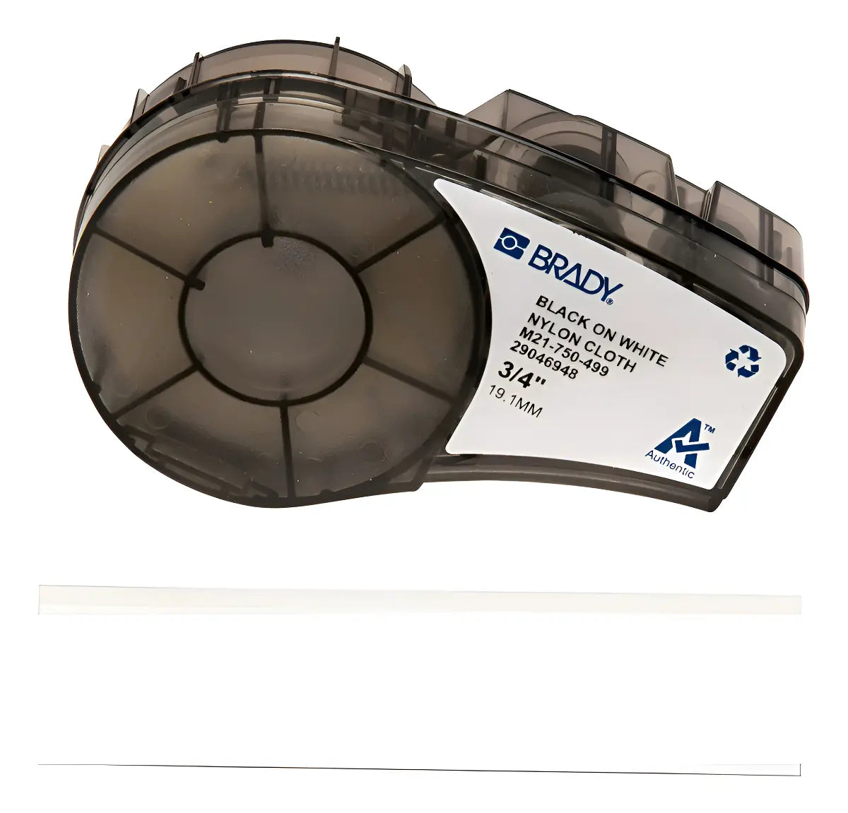 Etiquetas Brady M21-750-499 Blanco Con Tinta Negra .75x16ft