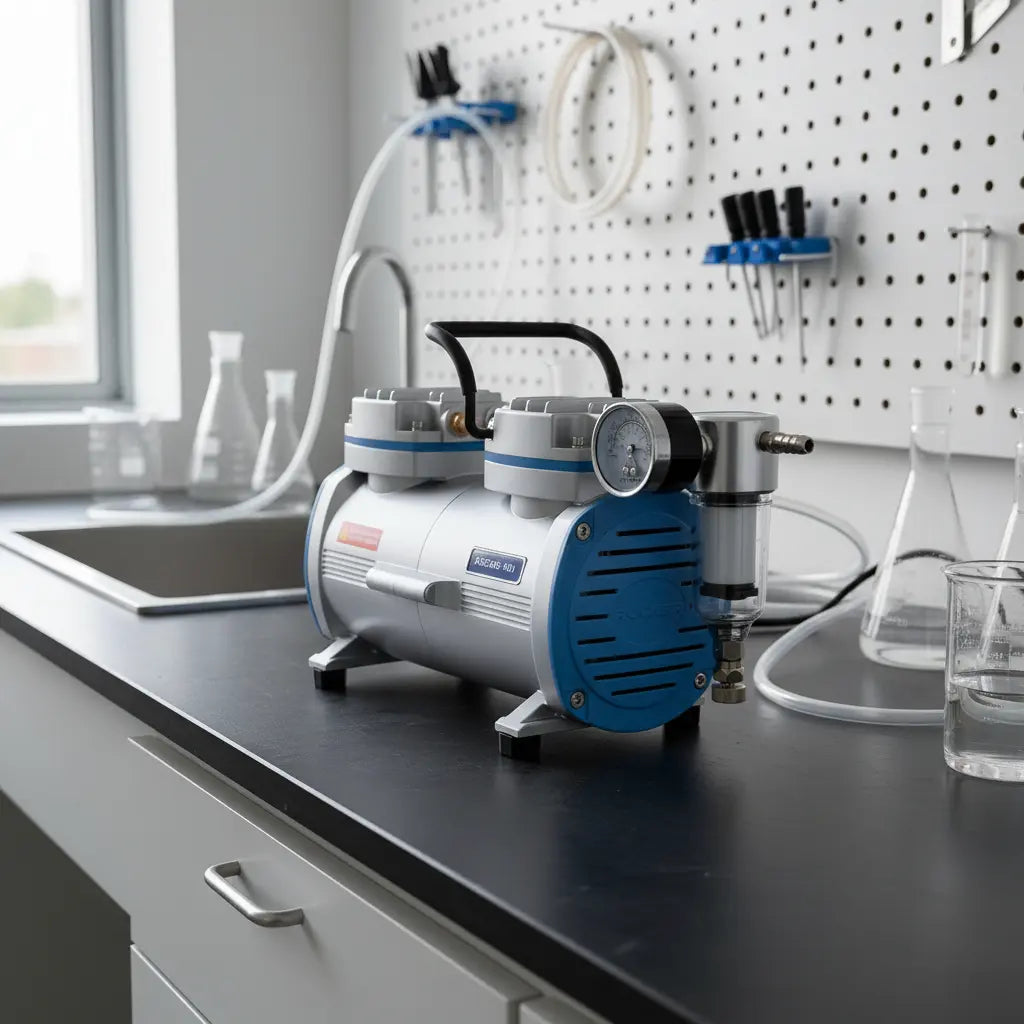 Bomba De Vacio Rocker 400 37l/min -680 Mmhg Para Laboratorio