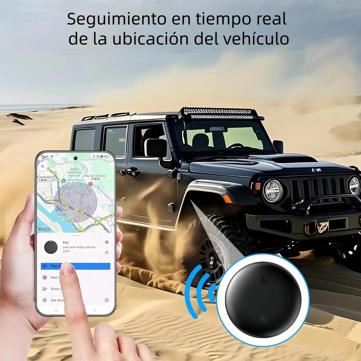 Localizador Gps Magnético Mini Para Carro Moto Universal Ios Android Impermeable Nbzani