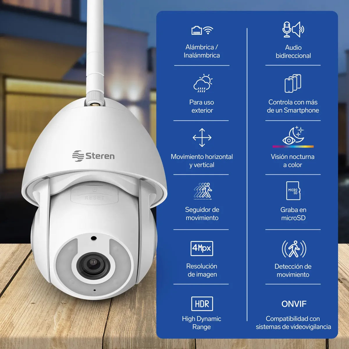 Cámara De Seguridad Wi-fi Robotizada Full Hd| Cctv-235