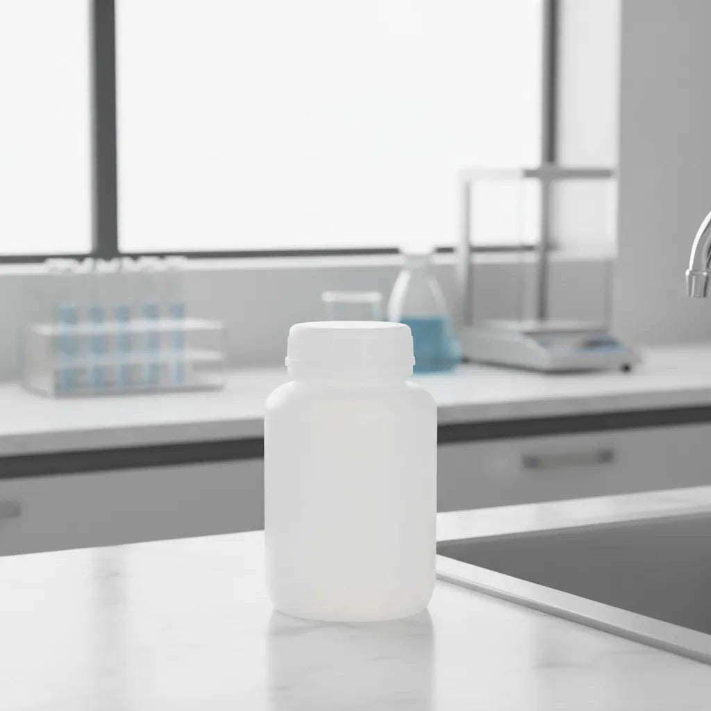 Botella De Plastico Polietileno Boca Ancha 1 Litro C/10pzs