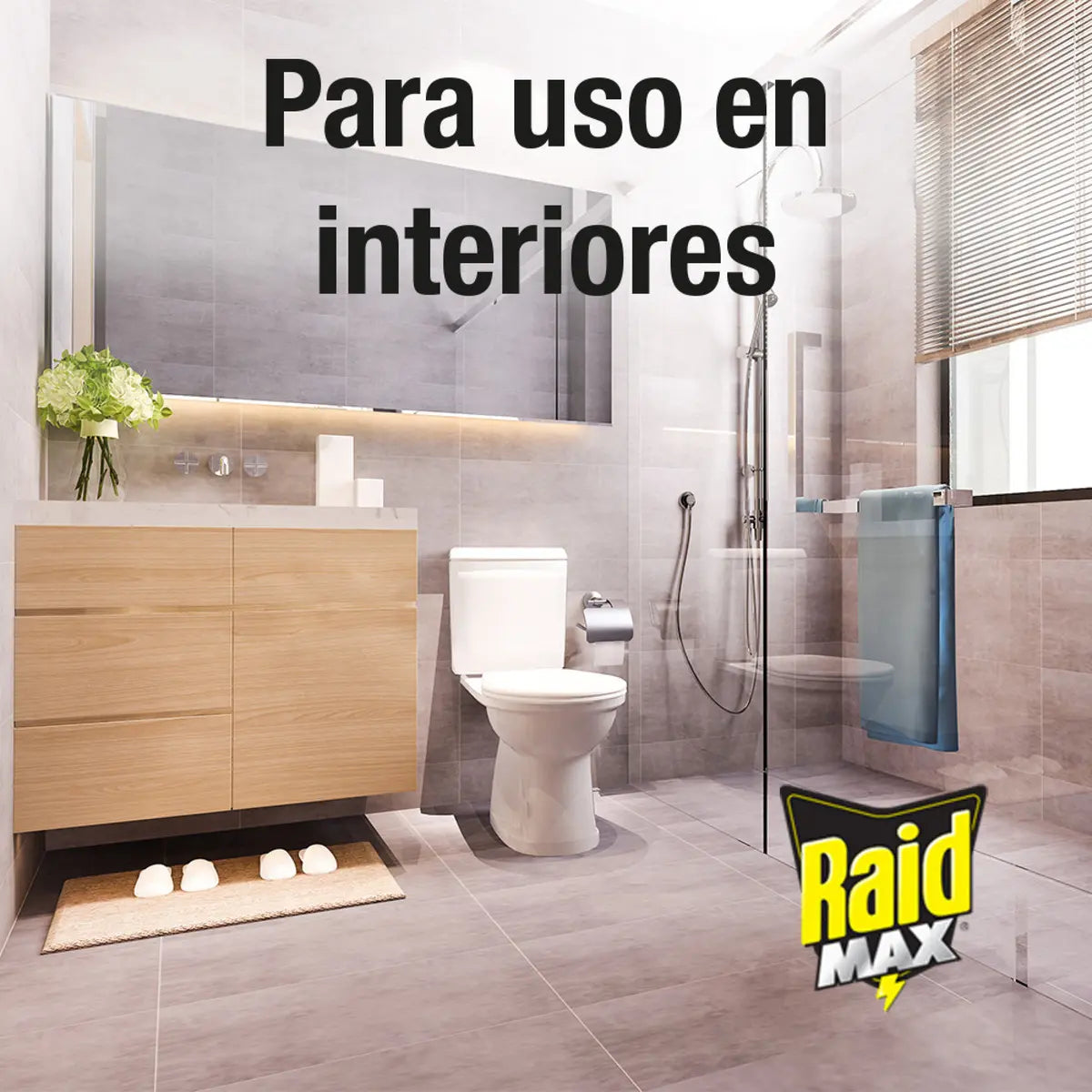 Insecticida en Aerosol Mata Cucarachas Raid Max 285ml
