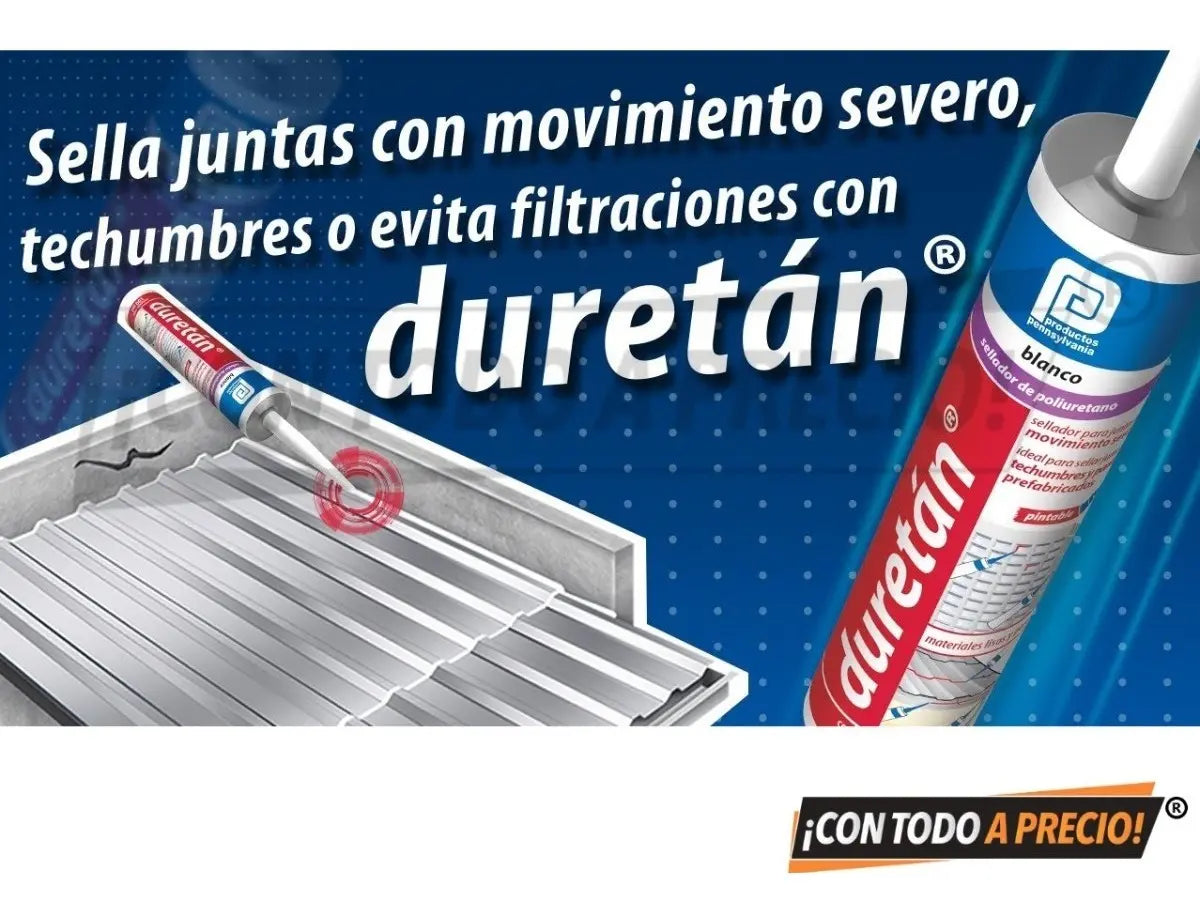 Sellador Pennsylvania Duretan Color Blanco 300ml 25 Piezas