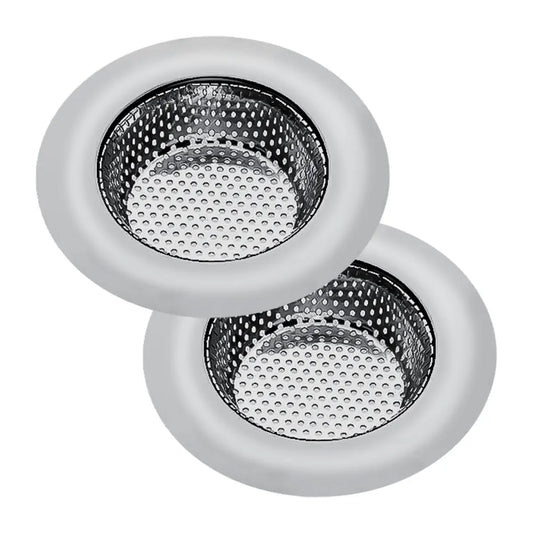 2 Pzs Coladora De Fregadero Tarja De Cocina En Acero Inoxidable 9 Cm, Rejilla Para Atrapar Restos De Comida. Fácil De Co