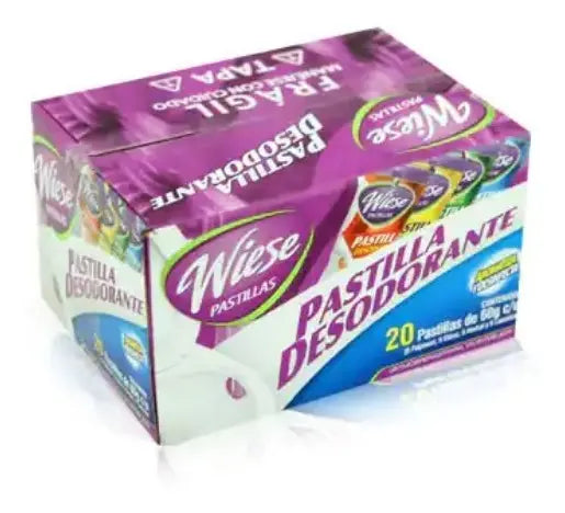 Wiese Pastilla Aromatizante Para Baño 50g Caja C/20 Piezas