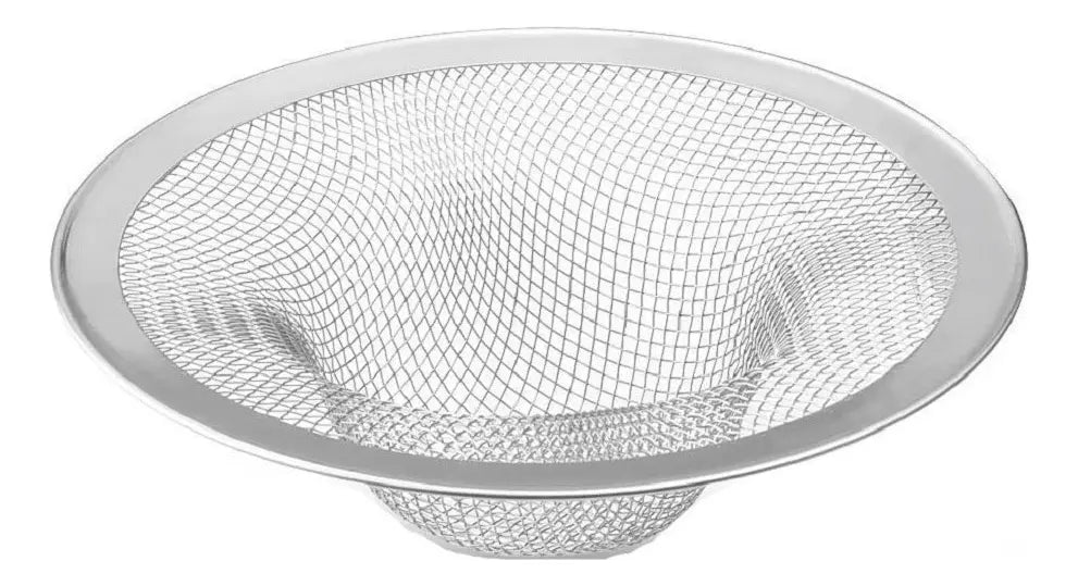 Set 3 Coladeras Malla Sink Strainer Fregadero Tarja Acero Inoxidable