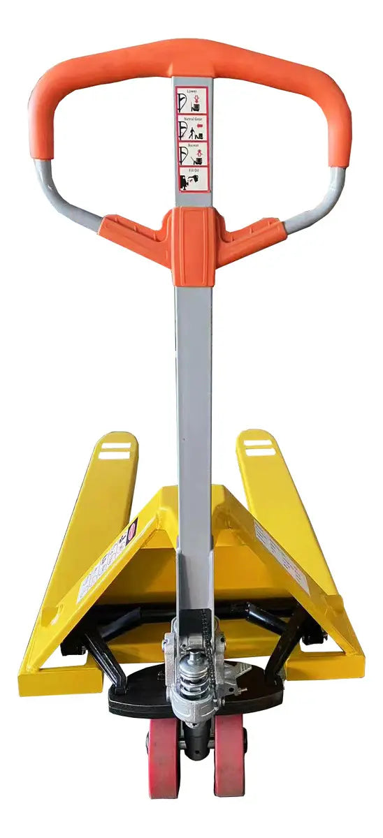 Patin Hidraulico Para Tarima 3 Ton Traspaleta Ruedas Pu Color Amarillo