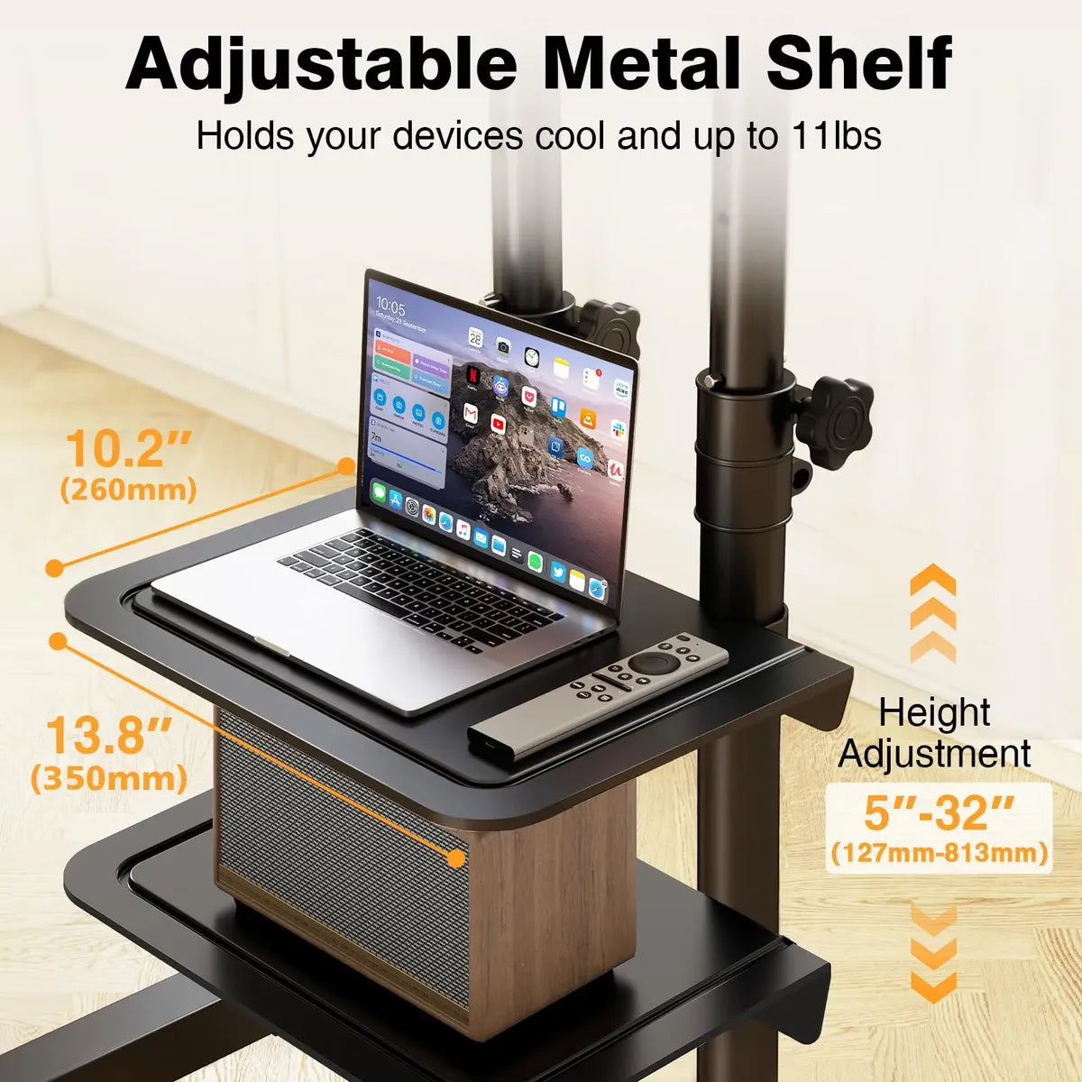 Soporte Para Tv Tavr Furniture Mobile Con Soporte De 32 A 83