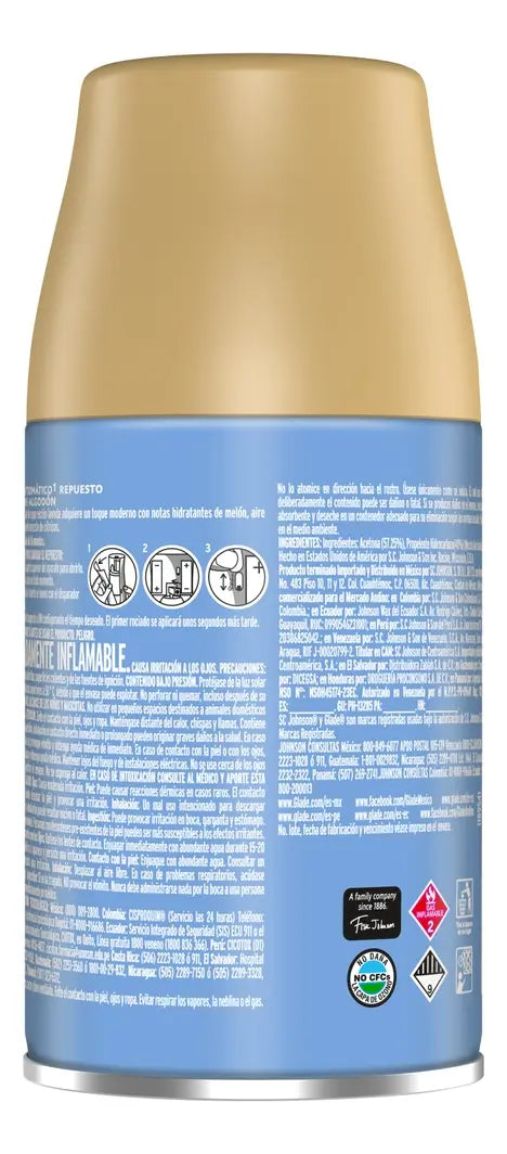 Repuesto Para Aromatizante Glade Caricias De Algodón Repuesto 175g