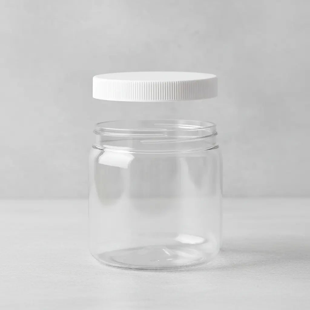 10 Botes De Plástico 500ml Con Tapa Para Almacenar