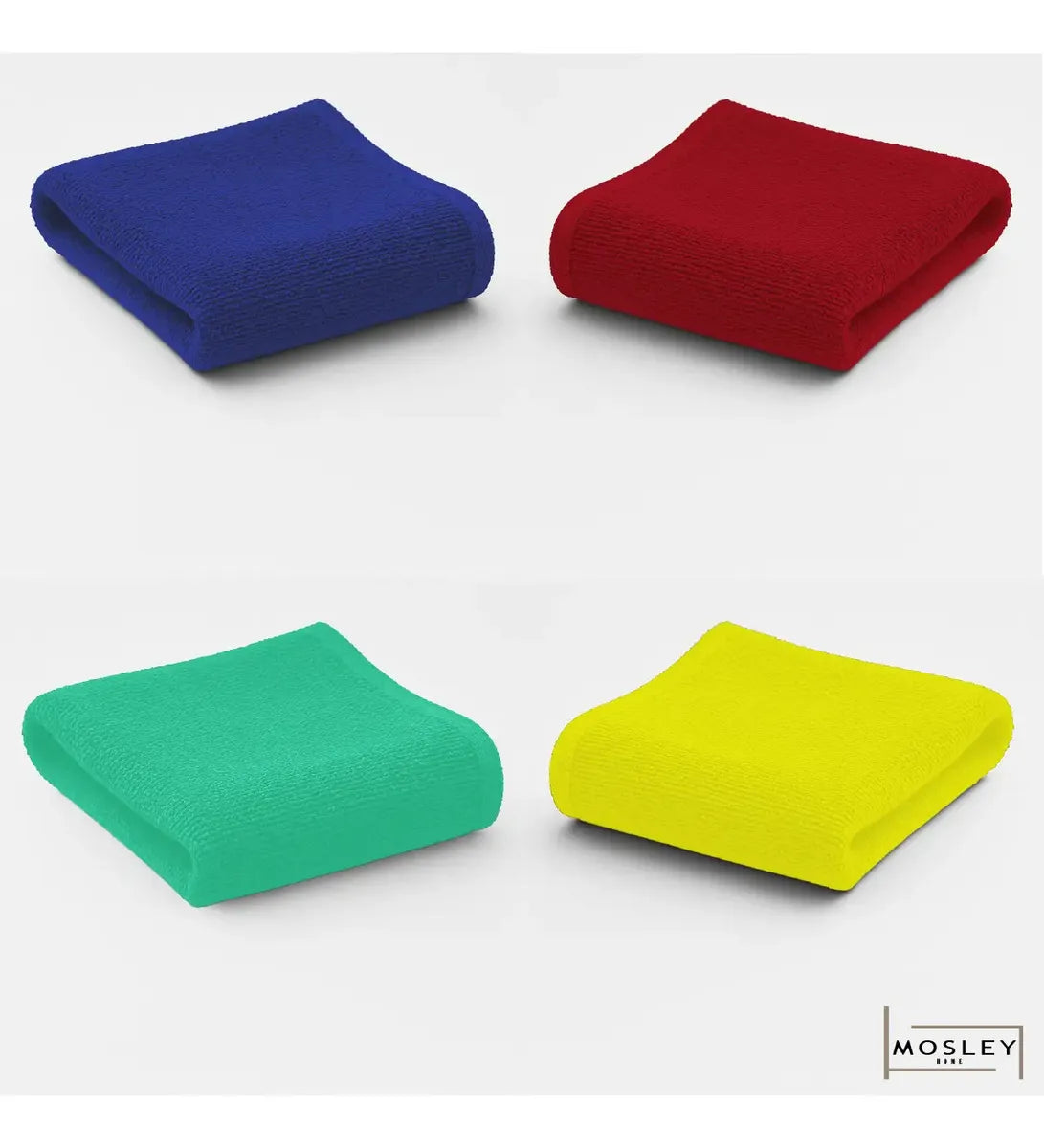 Paño De Limpieza De Microfibra Paquete Con 16 Pzas 40x40 Cms Color Amarillo