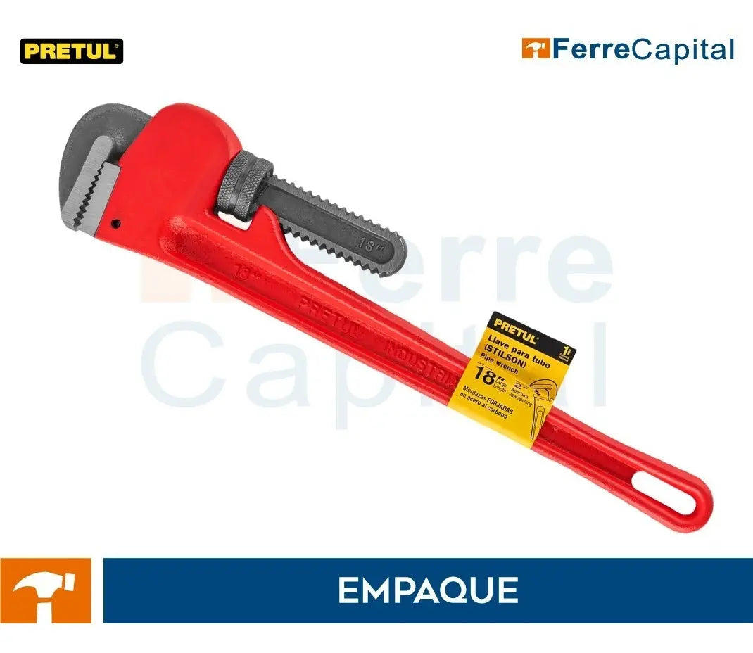 Llave Stilson 18 Cuerpo De Hierro Maleable, Pretul