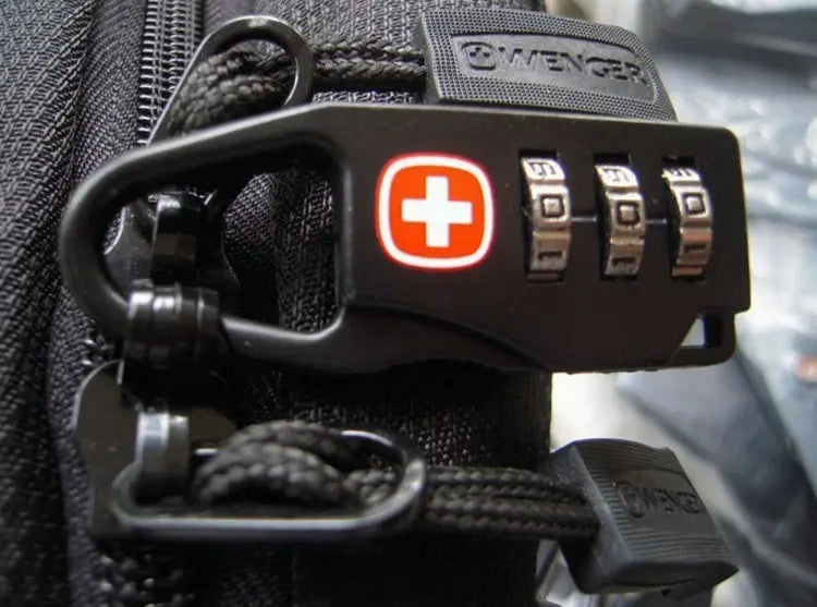 Candado Clave Swiss Negro RUBEN ARMANDO Para Maletas Mochilas